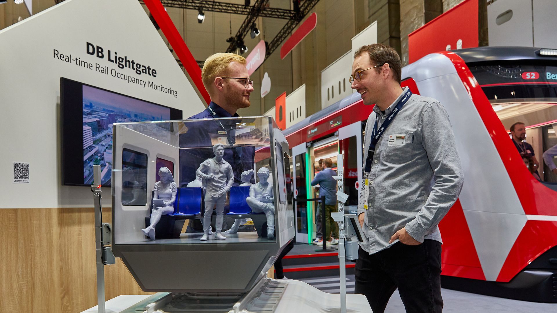 Messestand von DB Lightgate