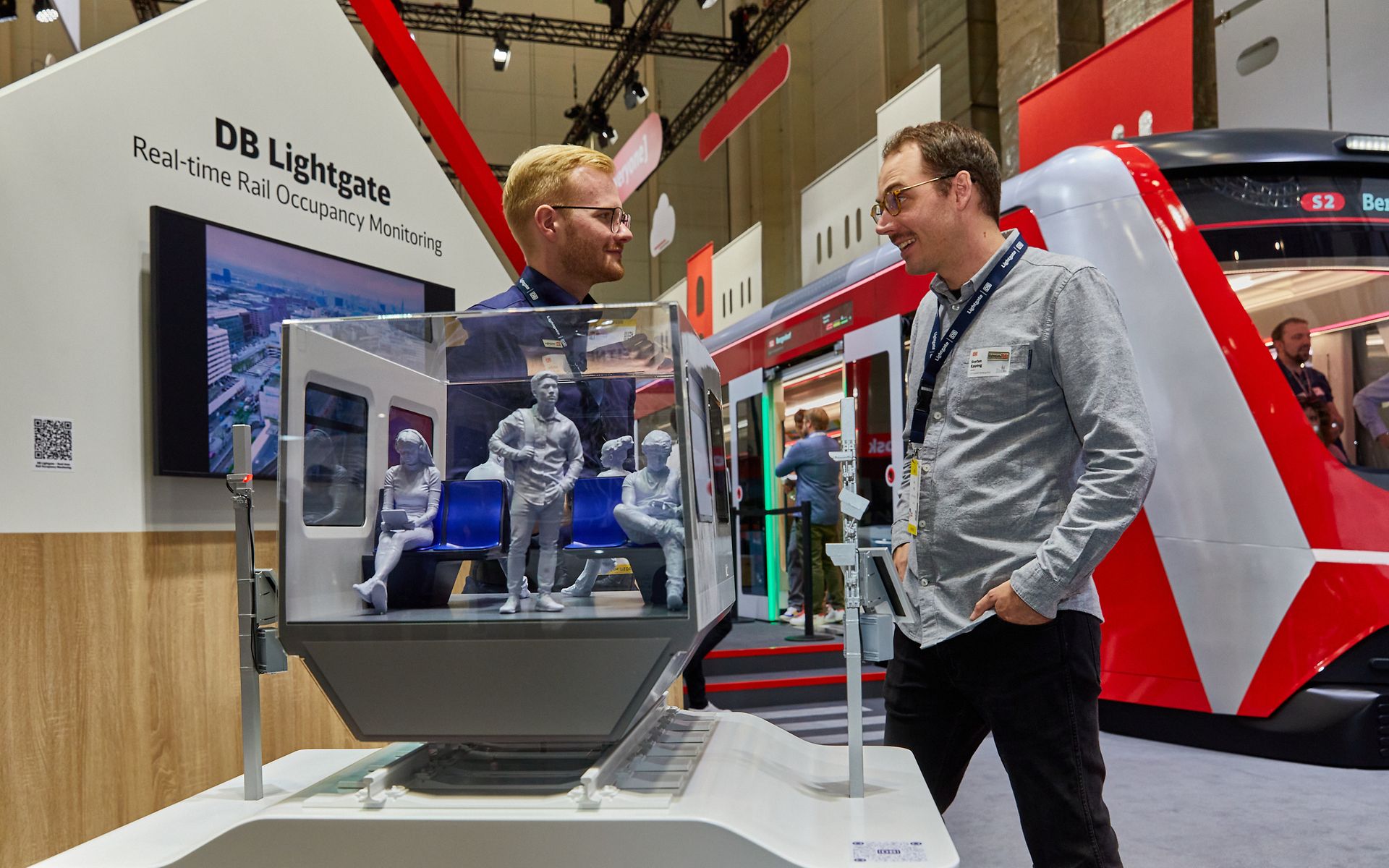 Messestand von DB Lightgate